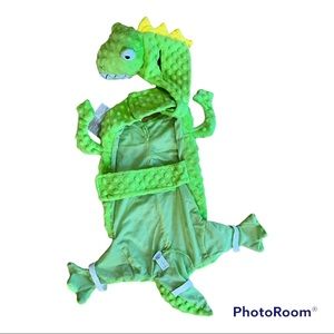 Royal Animals Dragon Dog Costume Size Small Green Pet Halloween Dinosaur Hoodie